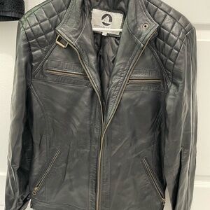 Artistry Leather men's leather biker jacket
